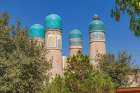 Bukhara, Uzbekistan, Central Asia. The Chor Minor Madrasa in Bukhara. Art Print